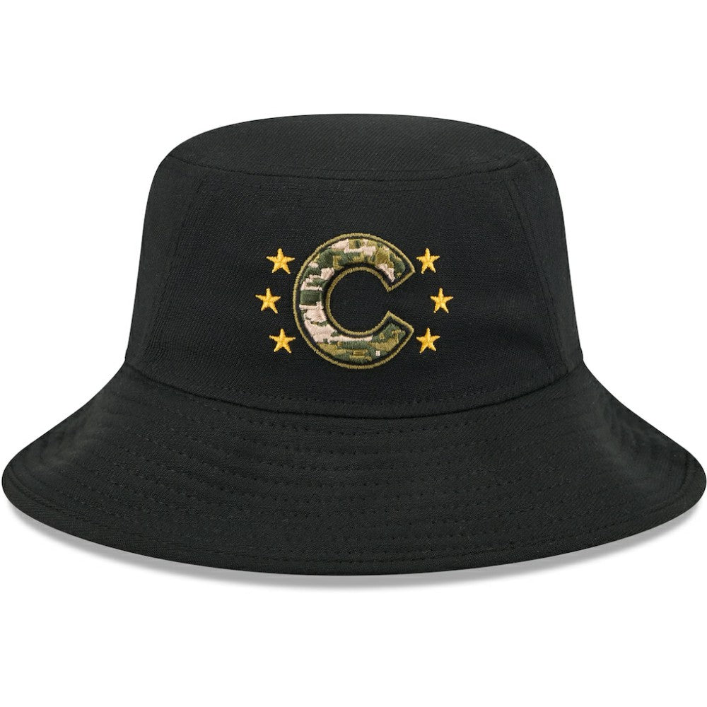Chicago Cubs New Era 2024 Armed Forces Day Bucket Hat Discount