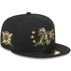 Athletics New Era 2024 Armed Forces Day On-Field 59FIFTY Fitted Hat for sale