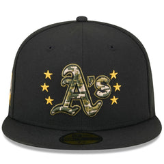 Athletics New Era 2024 Armed Forces Day On-Field 59FIFTY Fitted Hat for sale