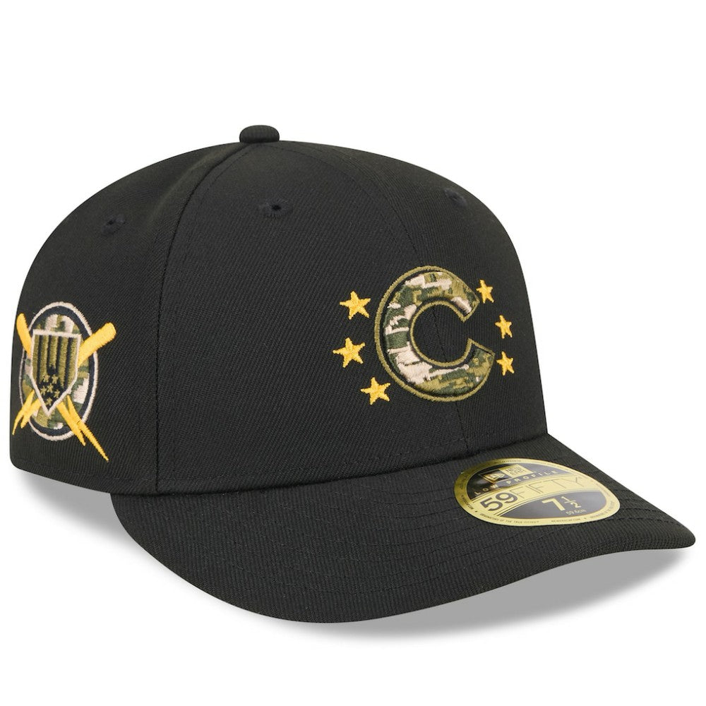 Chicago Cubs New Era 2024 Armed Forces Day Low Profile 59FIFTY Fitted Hat Discount
