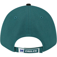 Philadelphia Eagles New Era The League Two-Tone 9FORTY Adjustable Hat - Midnight Green/Black - NFL