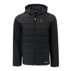 San Francisco Giants Cutter & Buck Evoke Hybrid Eco Softshell Recycled Full-Zip Hoodie Near Me