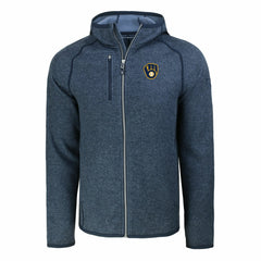Milwaukee Brewers Cutter & Buck Mainsail Full-Zip Hooded Jacket for sale