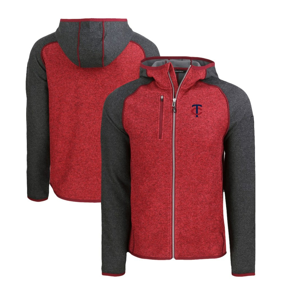 Minnesota Twins Cutter & Buck Mainsail Full-Zip Hooded Jacket Near Me
