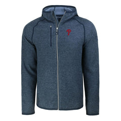 Philadelphia Phillies Cutter & Buck Mainsail Full-Zip Hooded Jacket Outlet