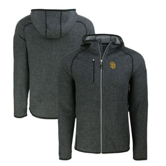 San Diego Padres Cutter & Buck Mainsail Full-Zip Hooded Jacket Online