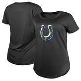 Indianapolis Colts New Era Women's 2024 NFL Draft T-Shirt - Charcoal - NFL