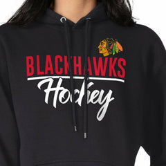 Chicago Blackhawks G-III 4Her by Carl Banks Women's Team Sport Tri-Blend Fleece Hoodie - Black | NHL near me