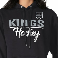 Los Angeles Kings G-III 4Her by Carl Banks Women's Team Sport Tri-Blend Fleece Hoodie - Black | NHL on sale