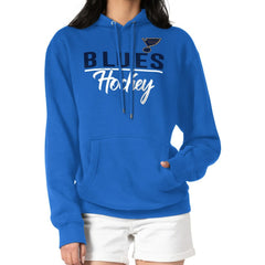 St. Louis Blues G-III 4Her by Carl Banks Women's Team Sport Tri-Blend Fleece Hoodie - Blue | NHL online