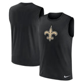 New Orleans Saints Blitz Legend Dri-FIT Muscle Tank Top - Black - Nike