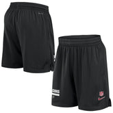Atlanta Falcons 2024 Sideline Performance Mesh Shorts - Black - Nike