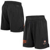 Cincinnati Bengals 2024 Sideline Performance Mesh Shorts - Black - Nike