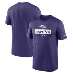 Baltimore Ravens Sideline Legend Performance T-Shirt - Purple - Nike