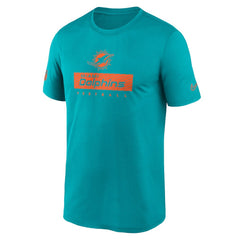 Miami Dolphins Sideline Legend Performance T-Shirt - Aqua - Nike