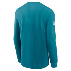Jacksonville Jaguars Sideline Dri-FIT Long Sleeve T-Shirt - Teal - Nike