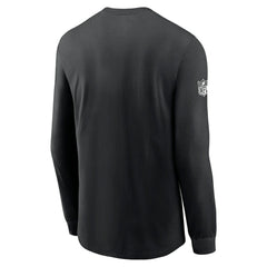 New York Jets Sideline Dri-FIT Long Sleeve T-Shirt - Black - Nike