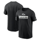 Baltimore Ravens Sideline Performance T-Shirt - Black - Nike