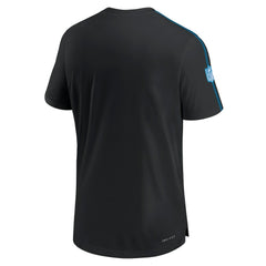 Carolina Panthers 2024 Sideline Coach UV Performance T-Shirt - Black - Nike