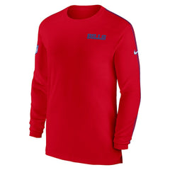 Buffalo Bills Sideline Coach UV Performance Long Sleeve T-Shirt - Red - Nike