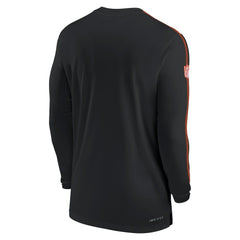 Cincinnati Bengals Sideline Coach UV Performance Long Sleeve T-Shirt - Black - Nike