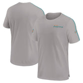 Miami Dolphins 2024 Sideline Coach UV Performance T-Shirt - Gray - Nike