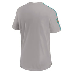 Miami Dolphins 2024 Sideline Coach UV Performance T-Shirt - Gray - Nike
