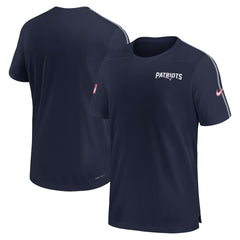 New England Patriots 2024 Sideline Coach UV Performance T-Shirt - Navy - Nike