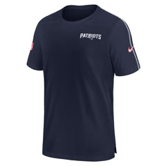 New England Patriots 2024 Sideline Coach UV Performance T-Shirt - Navy - Nike