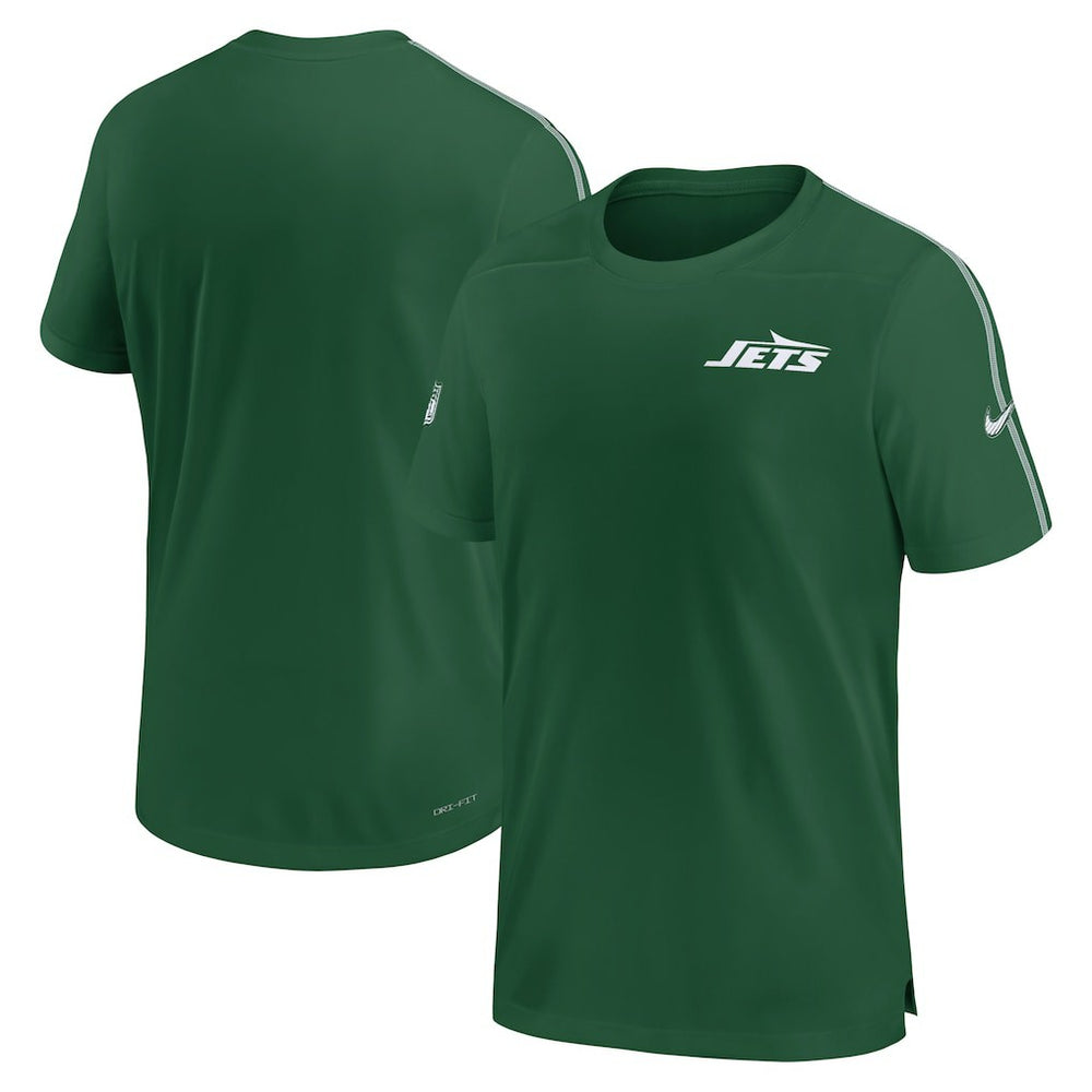 New York Jets 2024 Sideline Coach UV Performance T-Shirt - Green - Nike