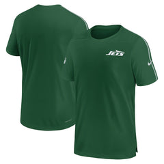 New York Jets 2024 Sideline Coach UV Performance T-Shirt - Green - Nike
