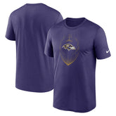 Baltimore Ravens Primetime Legend Icon Performance T-Shirt - Purple - Nike