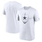Dallas Cowboys Primetime Legend Icon Performance T-Shirt - White - Nike