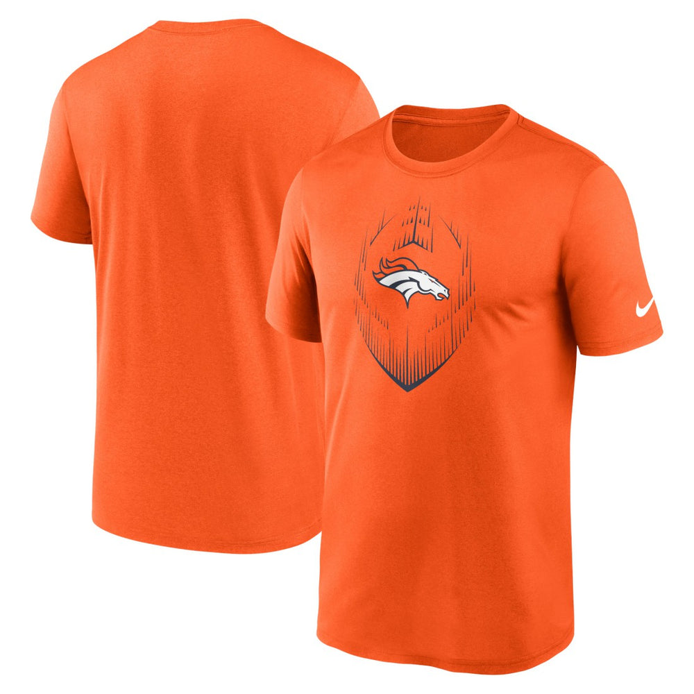 Denver Broncos Primetime Legend Icon Performance T-Shirt - Orange - Nike