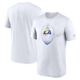 Los Angeles Rams Primetime Legend Icon Performance T-Shirt - White - Nike