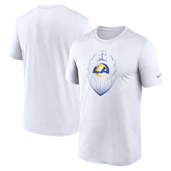Los Angeles Rams Primetime Legend Icon Performance T-Shirt - White - Nike