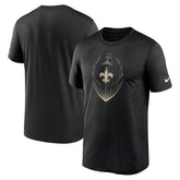 New Orleans Saints Primetime Legend Icon Performance T-Shirt - Black - Nike