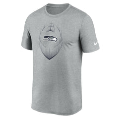 Seattle Seahawks Primetime Legend Icon Performance T-Shirt - Heather Gray - Nike