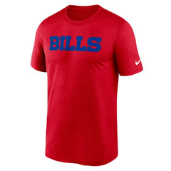 Buffalo Bills Primetime Legend Wordmark Performance T-Shirt - Red - Nike