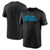 Carolina Panthers Primetime Legend Wordmark Performance T-Shirt - Black - Nike
