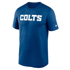 Indianapolis Colts Primetime Legend Wordmark Performance T-Shirt - Royal - Nike