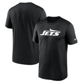 New York Jets Primetime Legend Wordmark Performance T-Shirt - Black - Nike