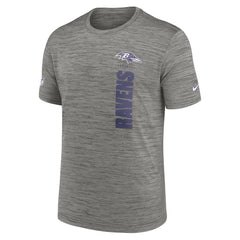 Baltimore Ravens Sideline Velocity Dri-FIT T-Shirt - Gray - Nike