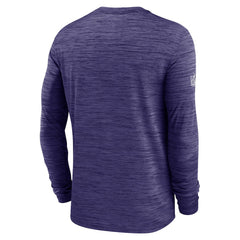 Baltimore Ravens Sideline Velocity Dri-FIT Long Sleeve T-Shirt - Purple - Nike