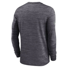 Las Vegas Raiders Sideline Velocity Dri-FIT Long Sleeve T-Shirt - Black - Nike
