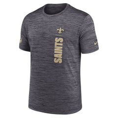 New Orleans Saints Sideline Velocity Dri-FIT T-Shirt - Black - Nike