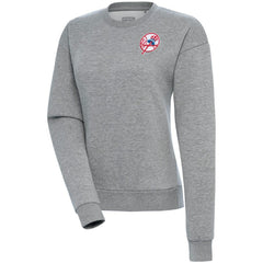 New York Yankees Antigua Women's Cooperstown Victory Crewneck Pullover Sweatshirt for sale