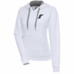 Florida Marlins Antigua Women's Cooperstown Victory Pullover Hoodie Discount