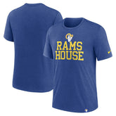 Los Angeles Rams Blitz Tri-Blend T-Shirt - Heather Royal - Nike