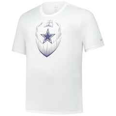 Dallas Cowboys Big & Tall Blitz Legend Icon Performance T-Shirt - White - Nike